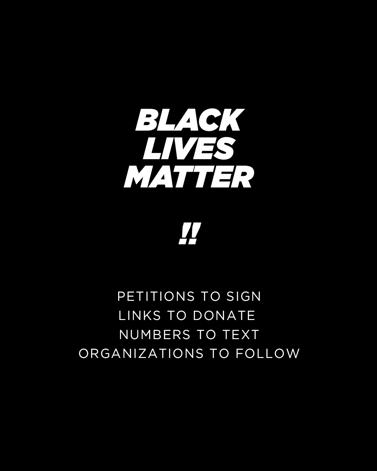 Black Lives Matter - Resources